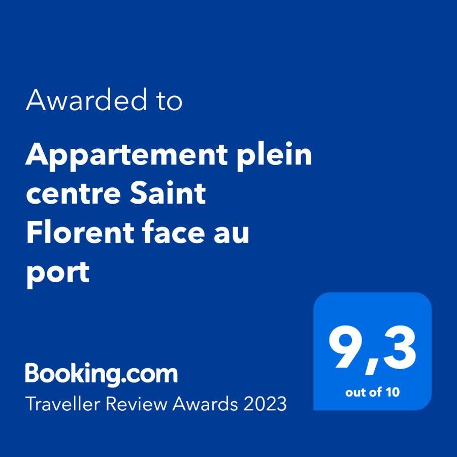 Appartement Plein Centre Saint Florent Face Au Port Exterior photo